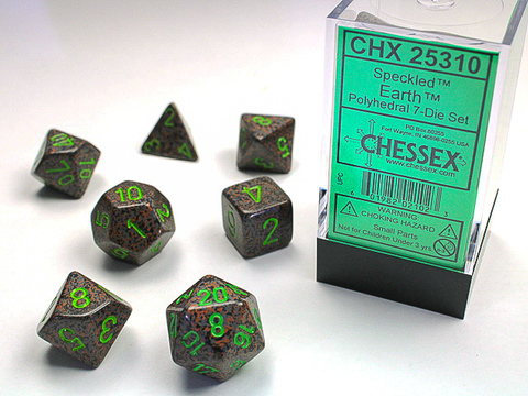 Cover: 601982021023 | Speckled® Polyhedral Earth 7-Die Set | deutsch | Chessex