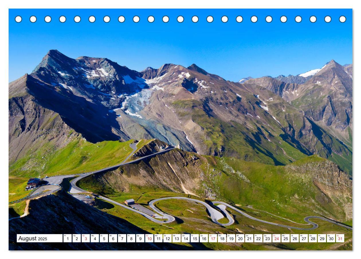 Bild: 9783435165612 | Rund um den Großglockner (Tischkalender 2025 DIN A5 quer), CALVENDO...