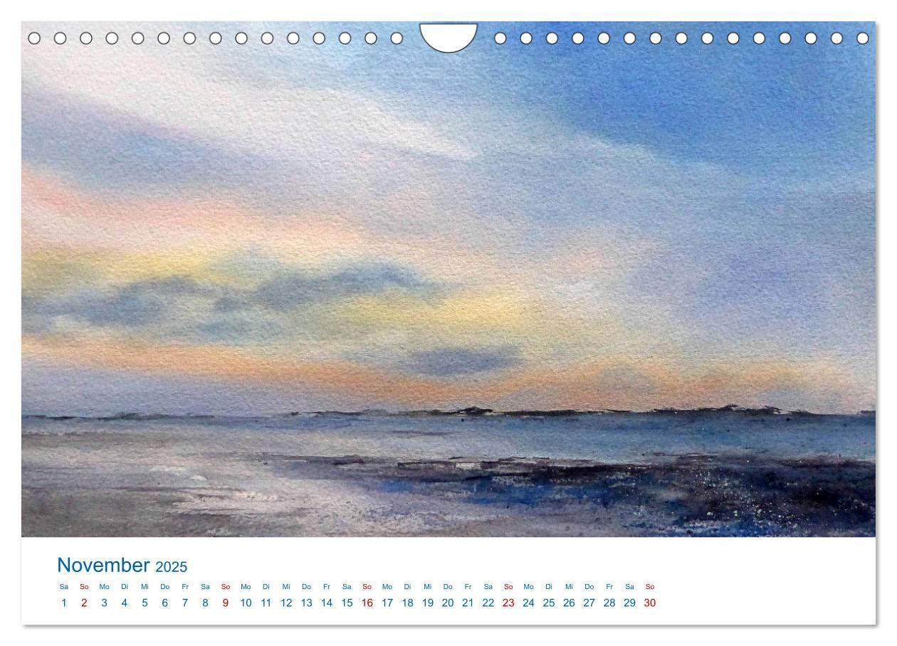 Bild: 9783457146620 | Föhr - Aquarelle (Wandkalender 2025 DIN A4 quer), CALVENDO...