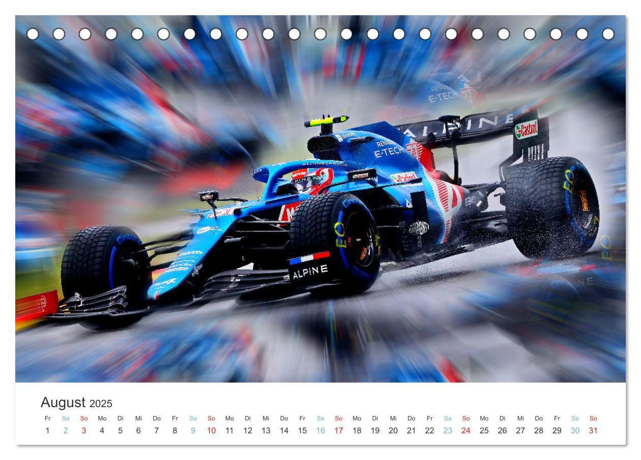 Bild: 9783435019410 | Formel 1 - Die Königsklasse (Tischkalender 2025 DIN A5 quer),...