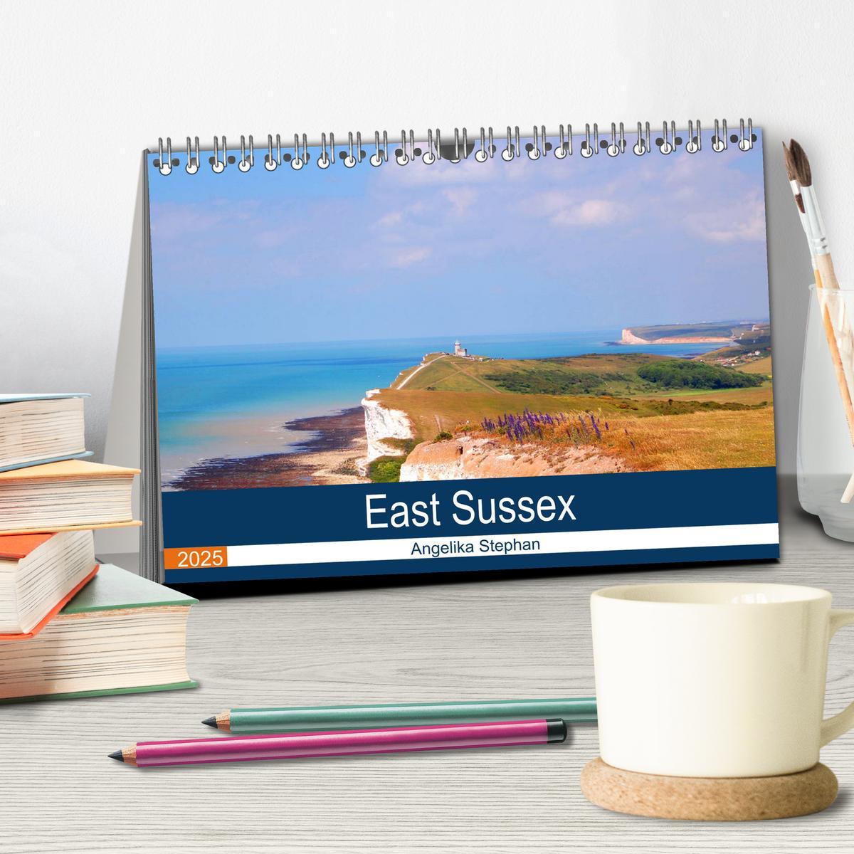 Bild: 9783435172221 | East Sussex (Tischkalender 2025 DIN A5 quer), CALVENDO Monatskalender