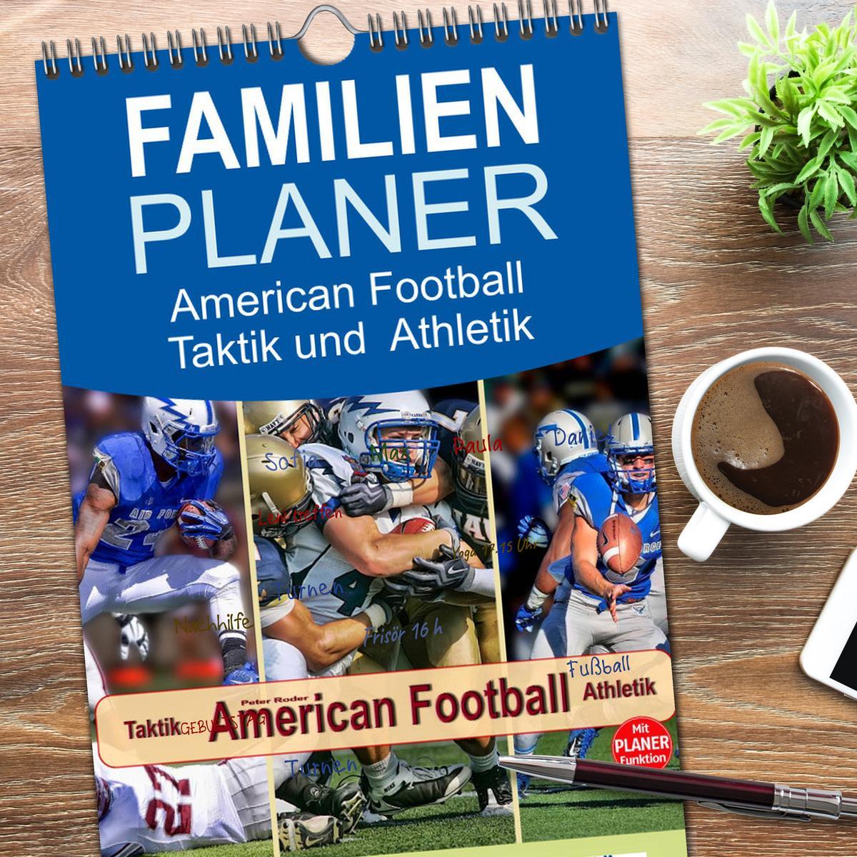 Bild: 9783457106143 | Familienplaner 2025 - American Football - Taktik und Athletik mit 5...