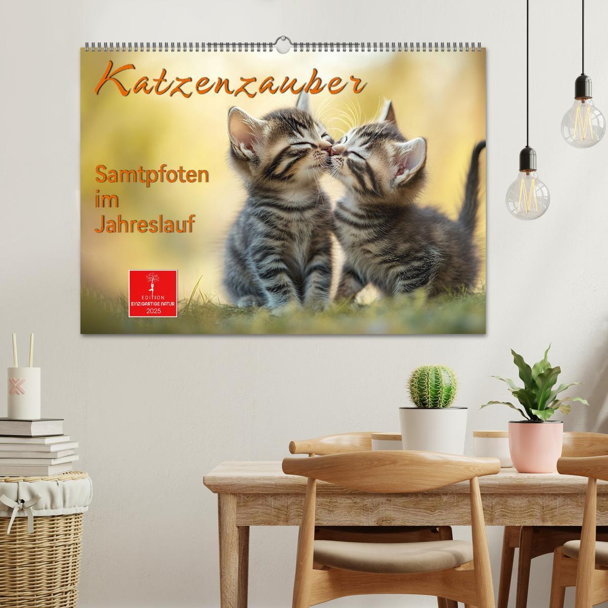 Bild: 9783457218310 | Katzenzauber - Samtpfoten im Jahreslauf (Wandkalender 2025 DIN A2...