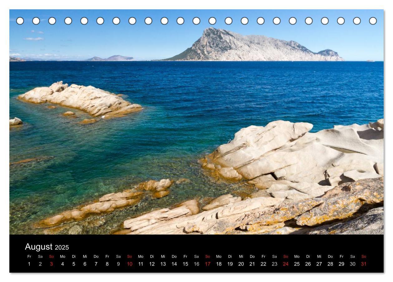 Bild: 9783435722259 | Sardinien (Tischkalender 2025 DIN A5 quer), CALVENDO Monatskalender