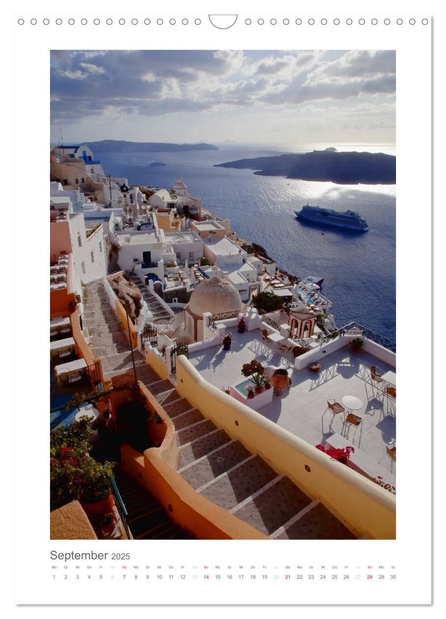 Bild: 9783457052594 | SANTORINI - INSEL DES LICHTS (Wandkalender 2025 DIN A3 hoch),...