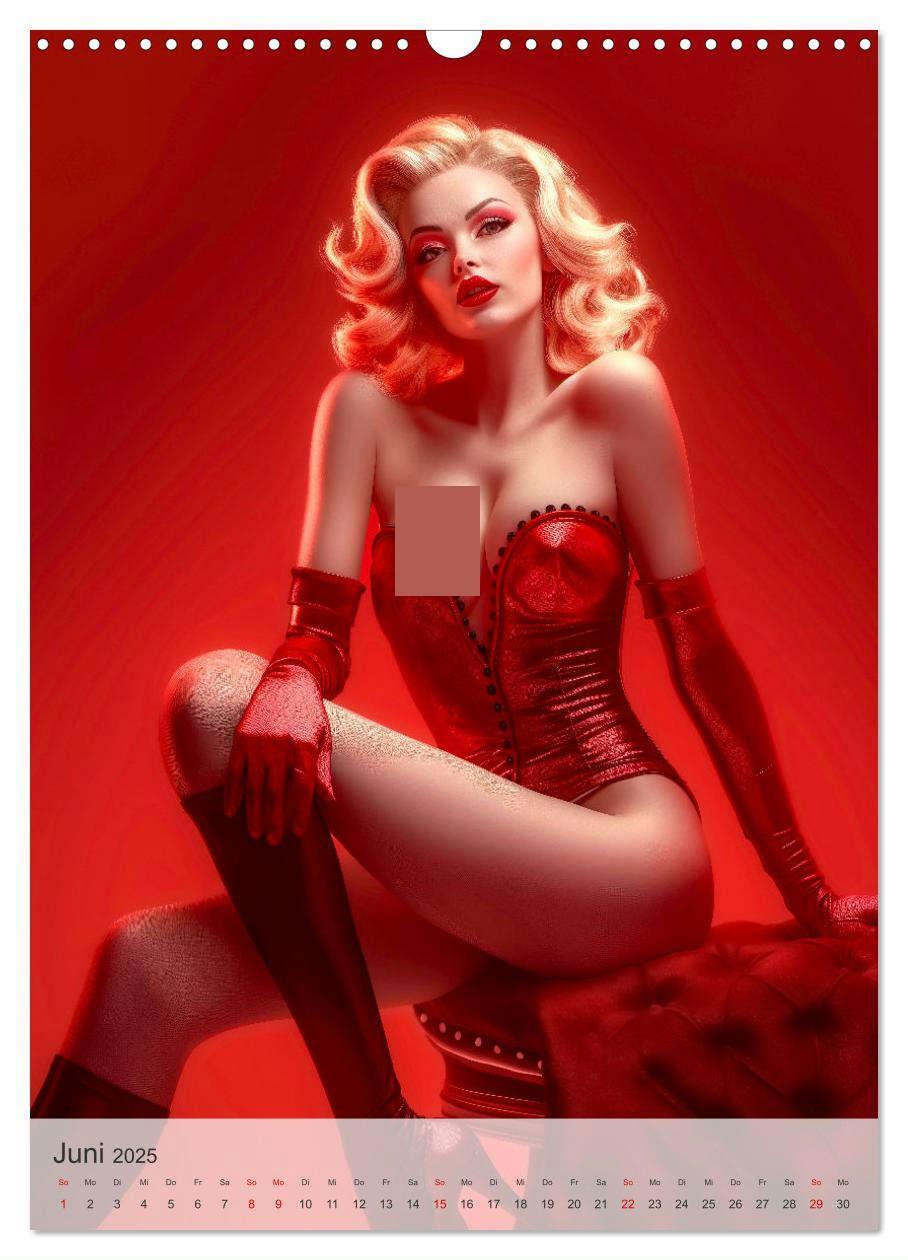 Bild: 9783457203491 | Retro PinUp Girls (Wandkalender 2025 DIN A3 hoch), CALVENDO...