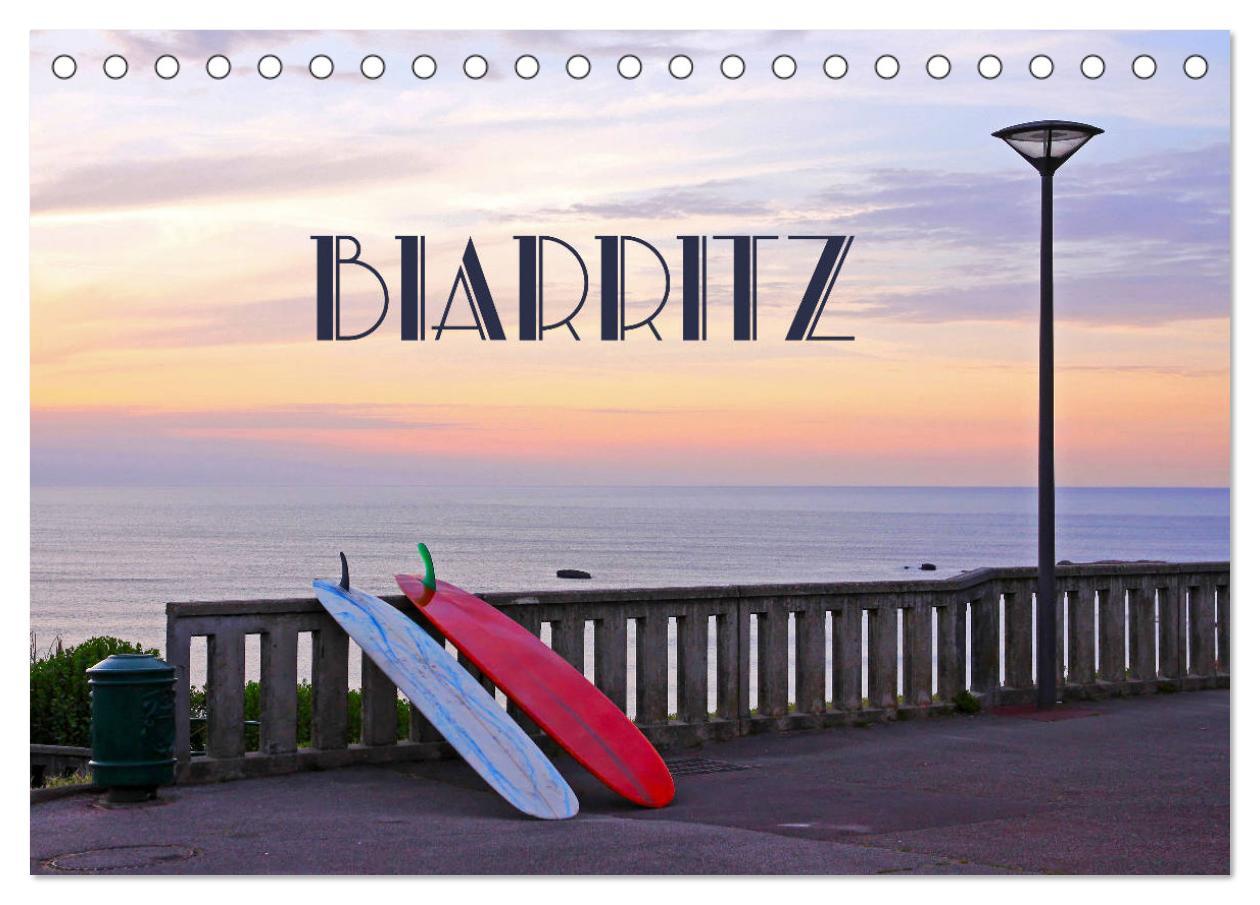 Cover: 9783435304172 | Biarritz (Tischkalender 2025 DIN A5 quer), CALVENDO Monatskalender