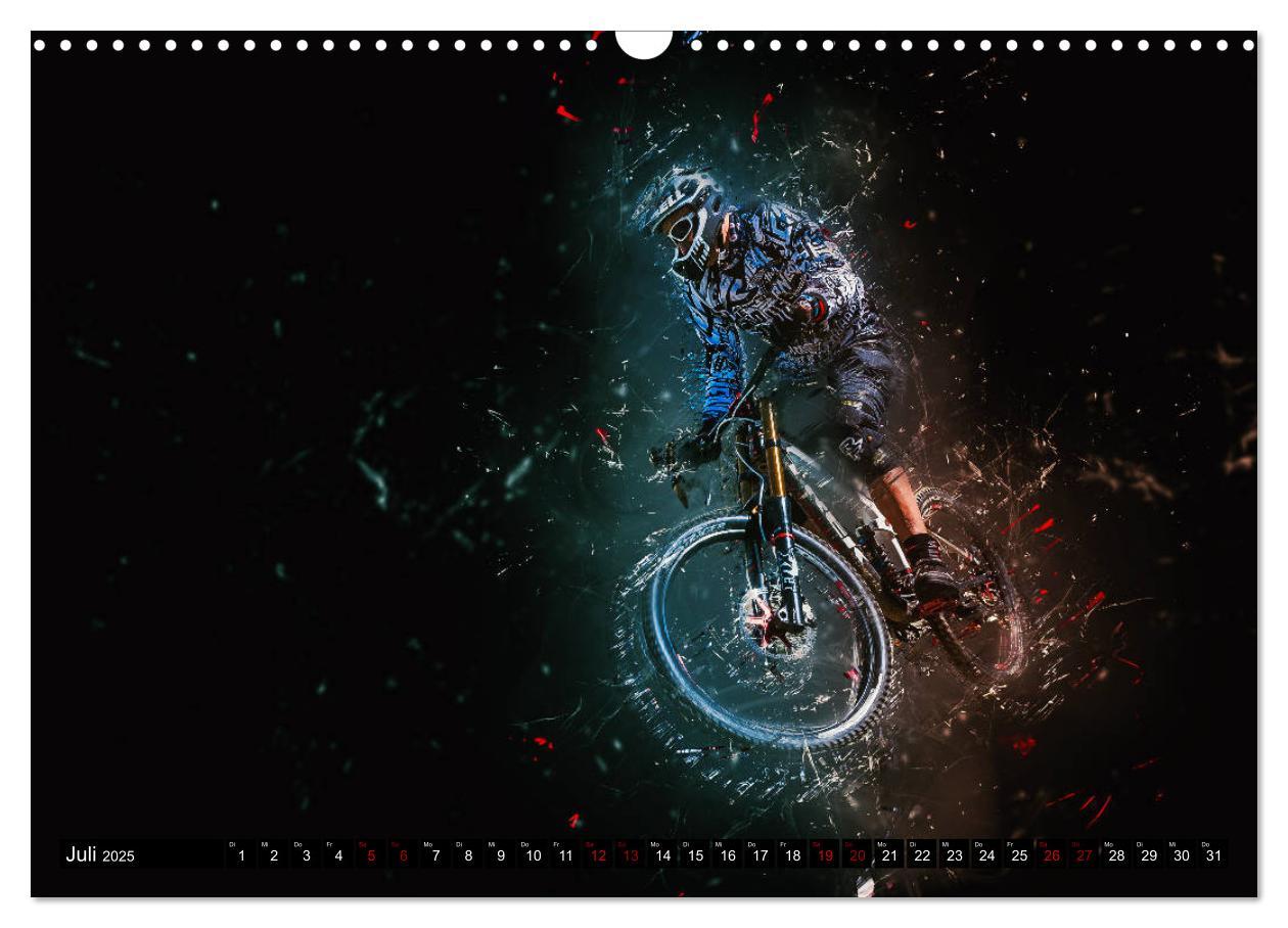 Bild: 9783435432646 | Downhill Explosion (Wandkalender 2025 DIN A3 quer), CALVENDO...