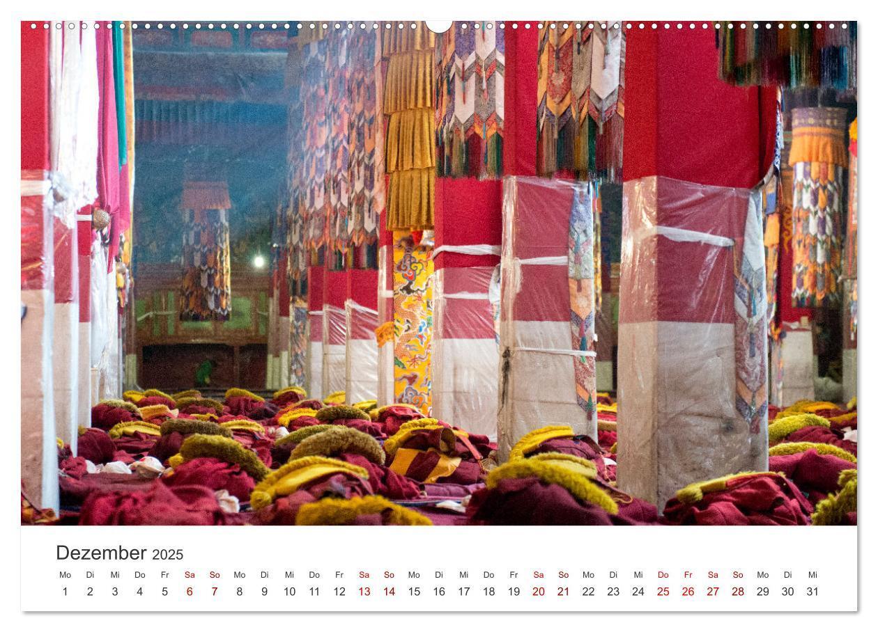 Bild: 9783383826184 | Tibet - Kloster und Landschaft (Wandkalender 2025 DIN A2 quer),...