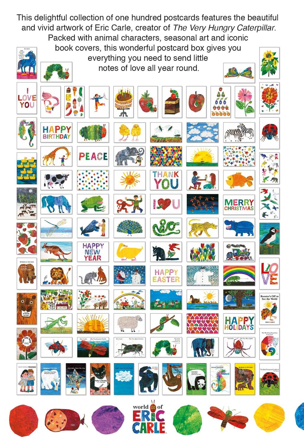 Rückseite: 9780141360256 | Eric Carle: 100 Postcards | Eric Carle | Buch | Englisch | 2015