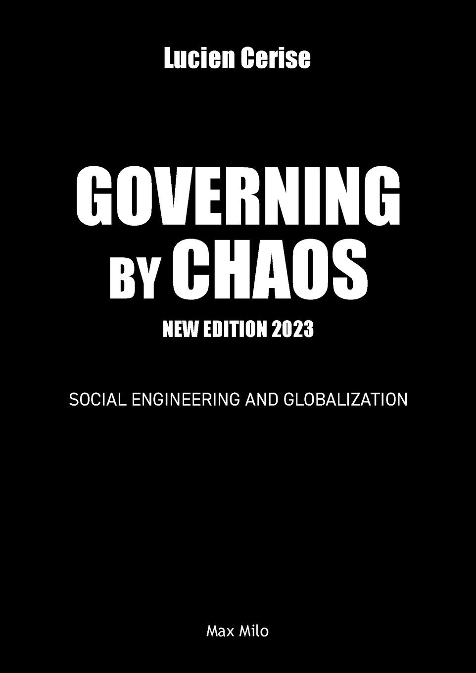 Cover: 9782315011964 | Governing by chaos | Social engineering and globalization | Cerise