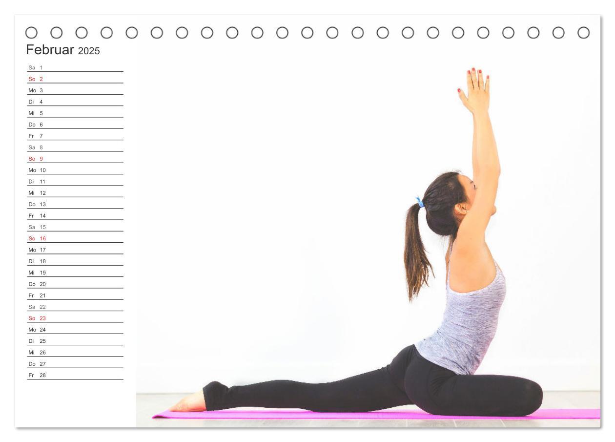 Bild: 9783435025220 | Yoga-Übungen. Geschmeidig werden und bleiben! (Tischkalender 2025...