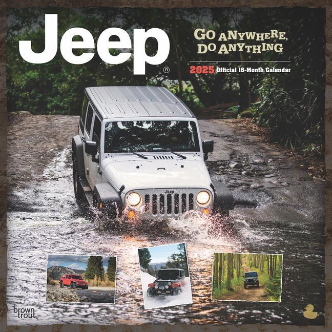 Cover: 9781975479794 | Jeep Official 2025 12 X 24 Inch Monthly Square Wall Calendar...