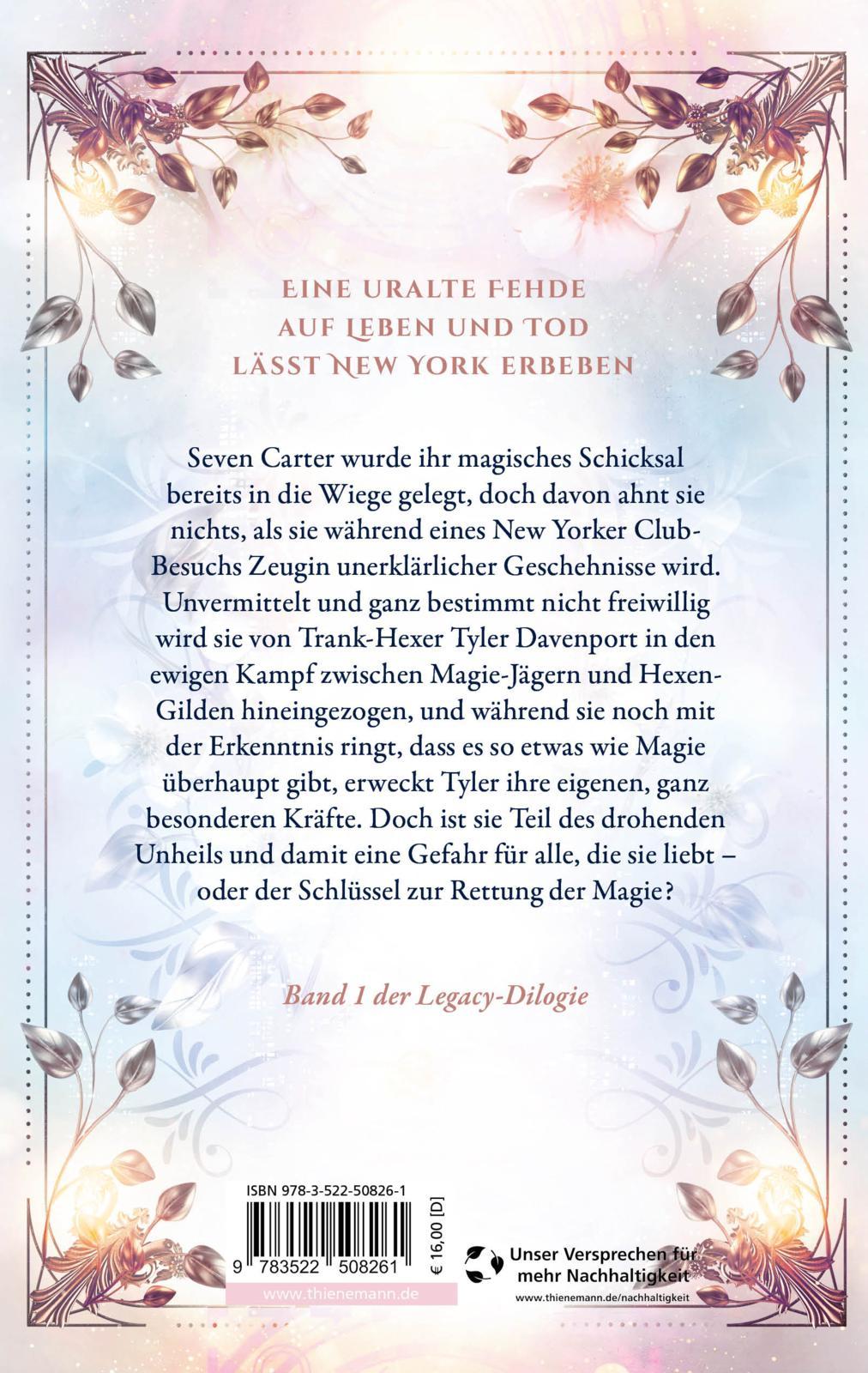 Rückseite: 9783522508261 | Legacy of a Silver Night (Legacy-Dilogie 1) | Emily Bold | Taschenbuch