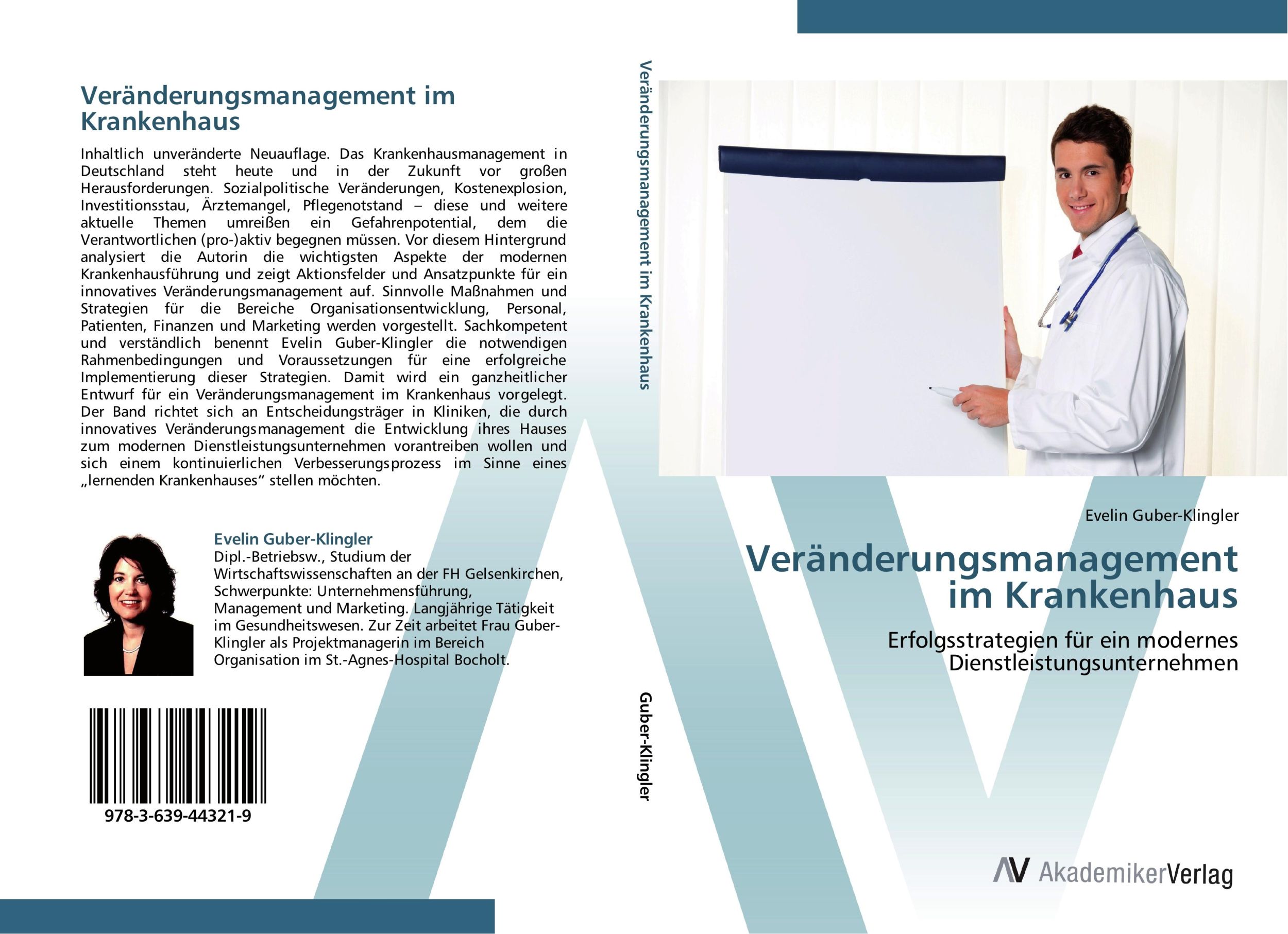 Cover: 9783639443219 | Veränderungsmanagement im Krankenhaus | Evelin Guber-Klingler | Buch