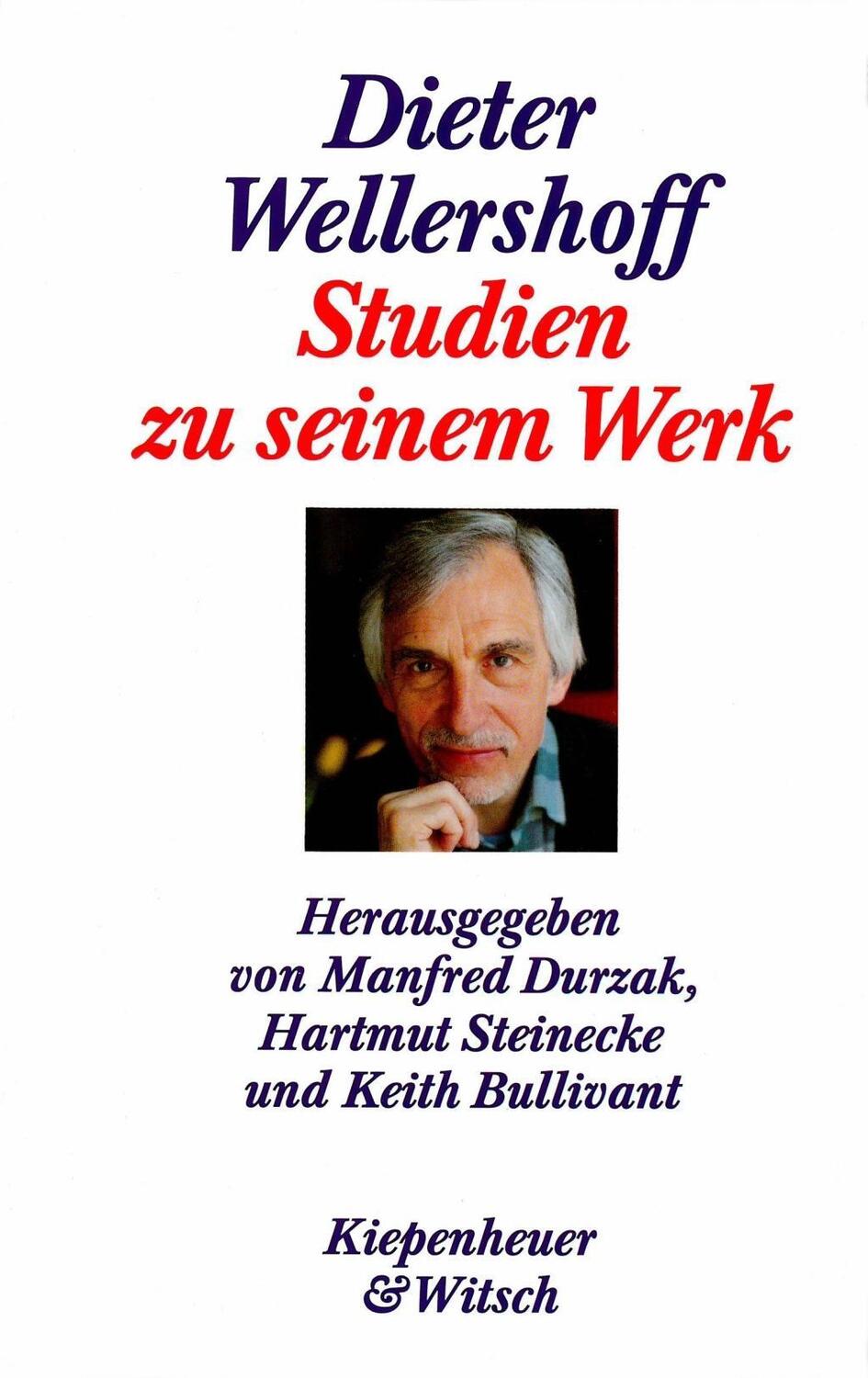 Cover: 9783462020496 | Dieter Wellershoff | Studien zu seinem Werk | Keith Bullivant | Buch