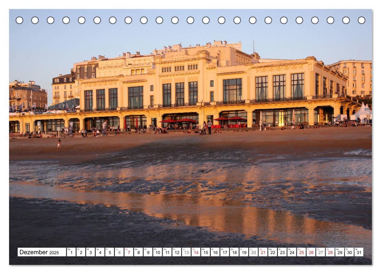 Bild: 9783435304172 | Biarritz (Tischkalender 2025 DIN A5 quer), CALVENDO Monatskalender