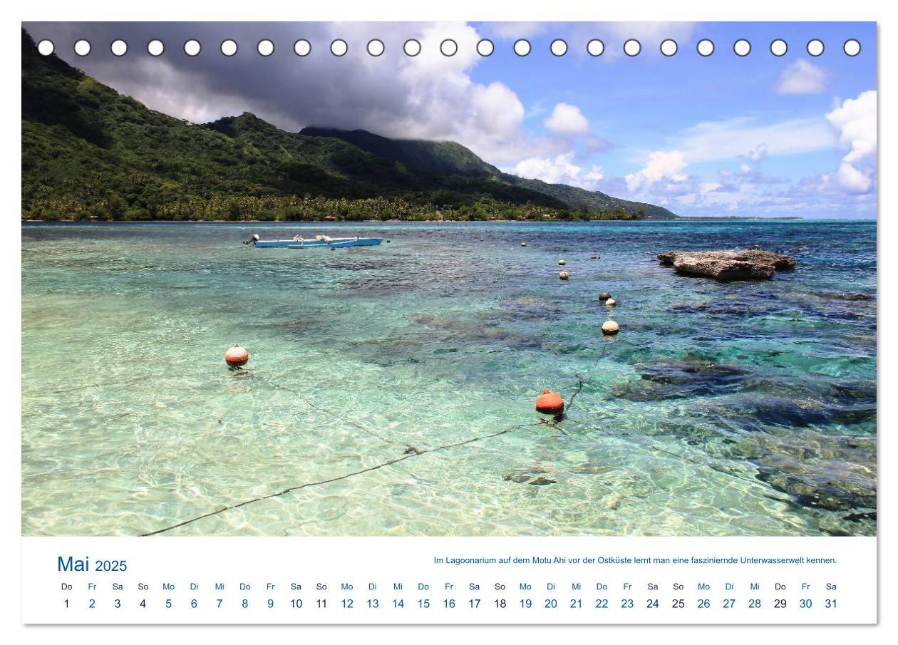 Bild: 9783435531295 | Südsee-Insel Mo'orea (Tischkalender 2025 DIN A5 quer), CALVENDO...