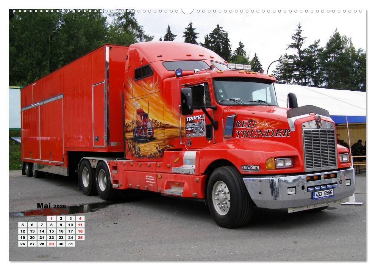 Bild: 9783435498314 | US-Trucks. Faszination Langhauber (Wandkalender 2025 DIN A2 quer),...