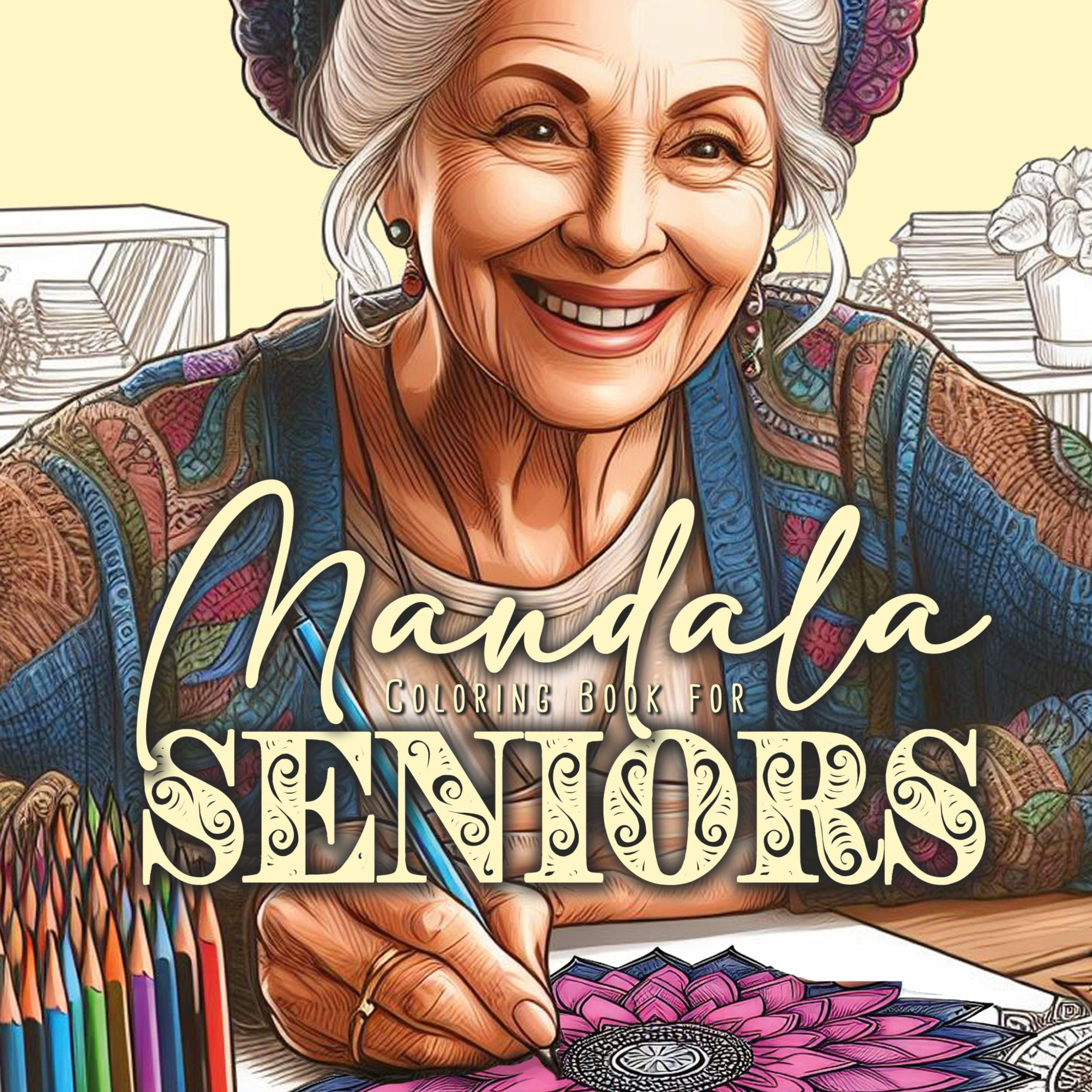 Cover: 9783759809995 | Mandalas for Seniors Coloring Book for Adults | Monsoon Publishing