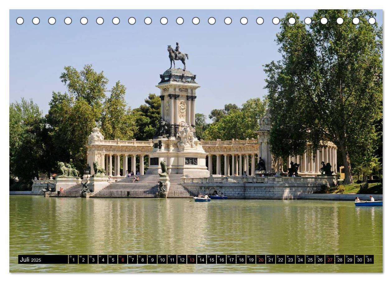 Bild: 9783435818686 | Madrid (Tischkalender 2025 DIN A5 quer), CALVENDO Monatskalender