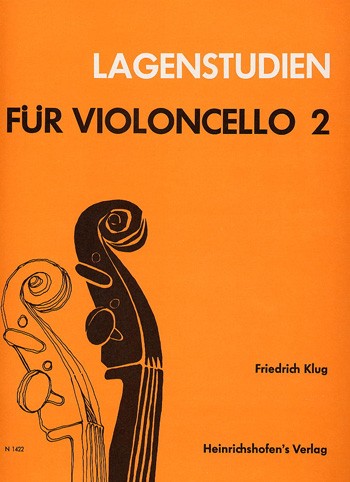 Cover: 9790204414222 | Lagenstudien Band 2 für Violoncello | Friedrich Klug