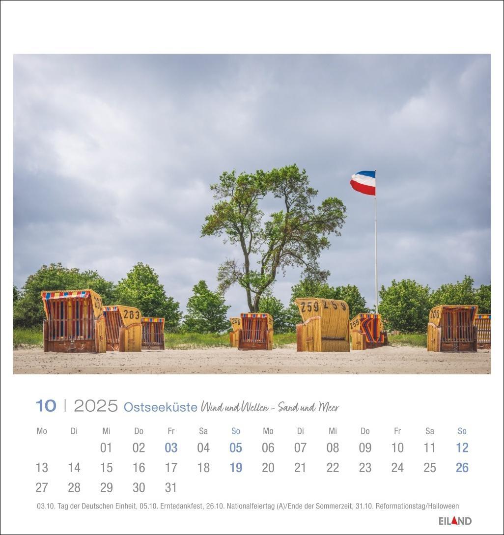 Bild: 9783964023308 | Ostseeküste Postkartenkalender 2025 - Wind und Wellen - Sand und Meer