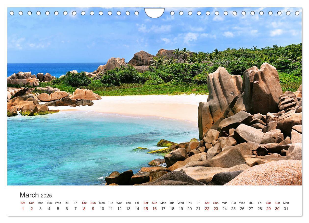 Bild: 9781325949410 | Dreamy Beaches of the Seychelles (Wall Calendar 2025 DIN A4...