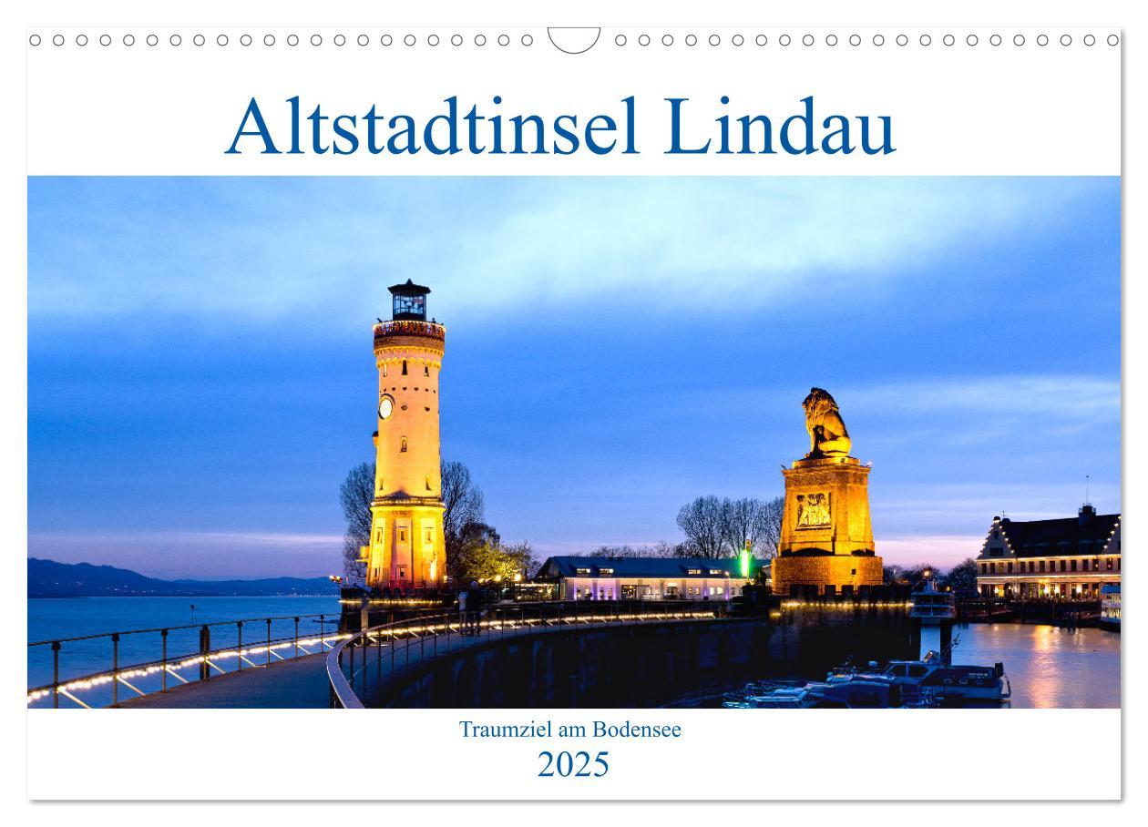 Cover: 9783435055456 | Altstadtinsel Lindau - Traumziel am Bodensee (Wandkalender 2025 DIN...