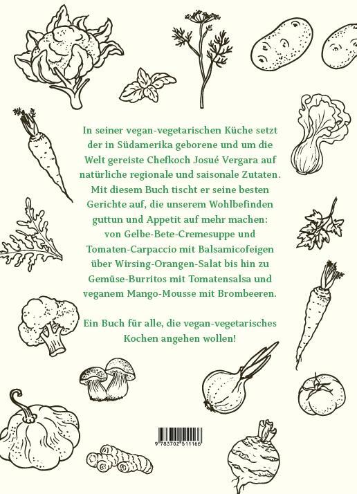 Rückseite: 9783702511166 | Vegan - Vegetarisch - Vergara | Josué Vergara | Taschenbuch | 176 S.