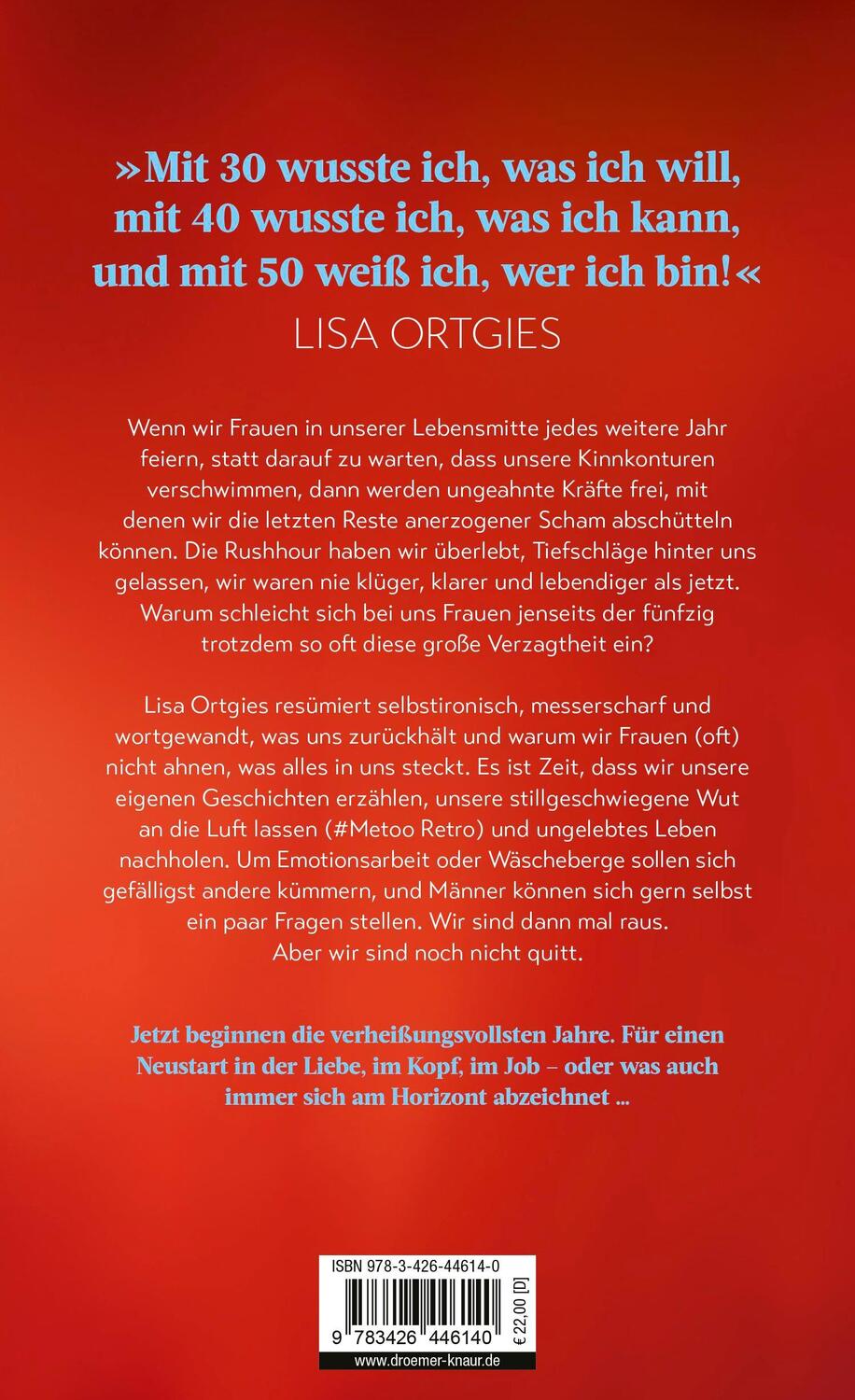 Rückseite: 9783426446140 | Heißer Scheiß | Liebe, Wut und Leben für Fortgeschrittene | Ortgies