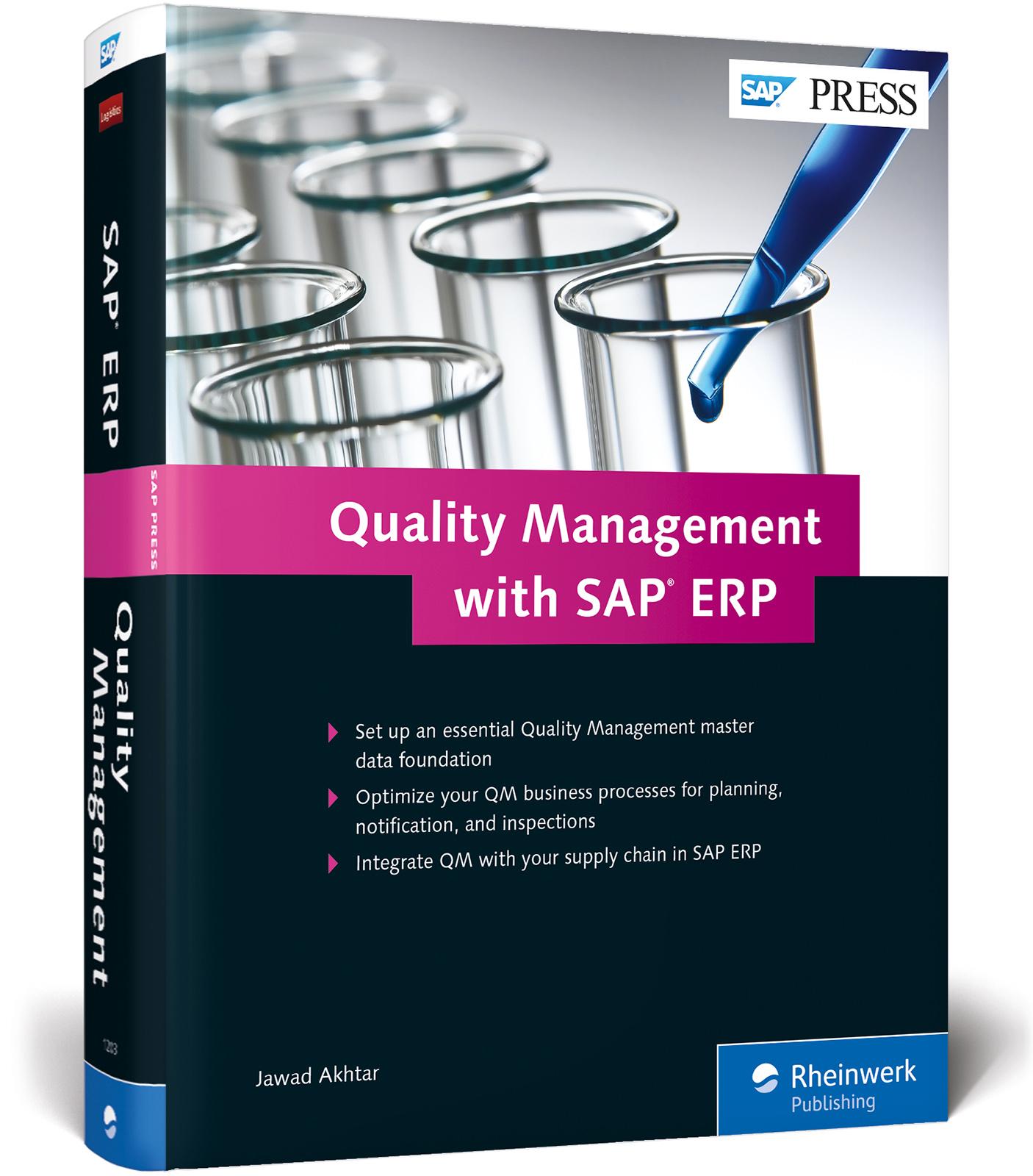 Cover: 9781493212033 | Quality Management with SAP | Jawad Akhtar | Buch | SAP Press Englisch