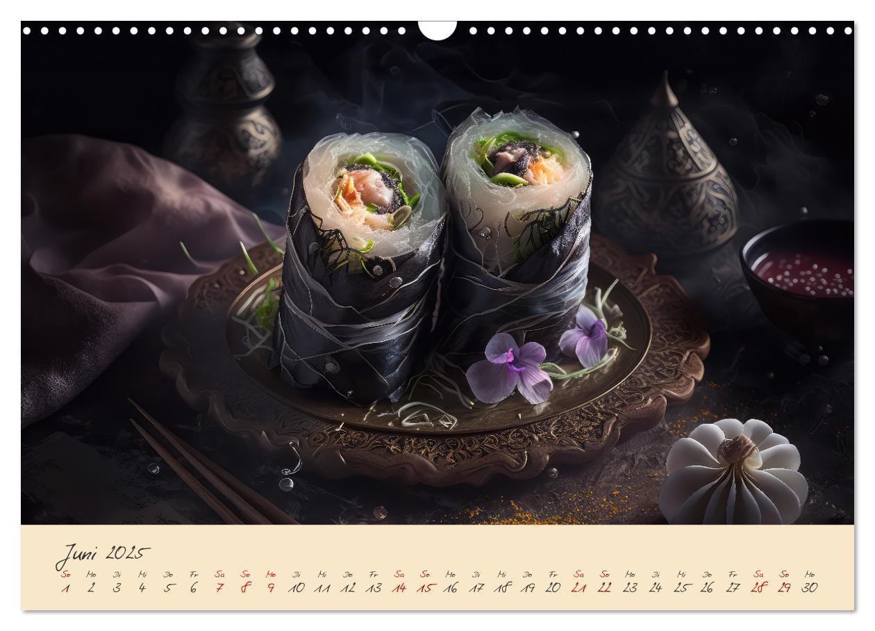 Bild: 9783383891045 | Gothic Food (Wandkalender 2025 DIN A3 quer), CALVENDO Monatskalender