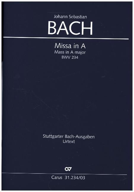 Cover: 9790007085803 | Missa in A (Klavierauszug) | Johann Sebastian Bach | Buch | 48 S.