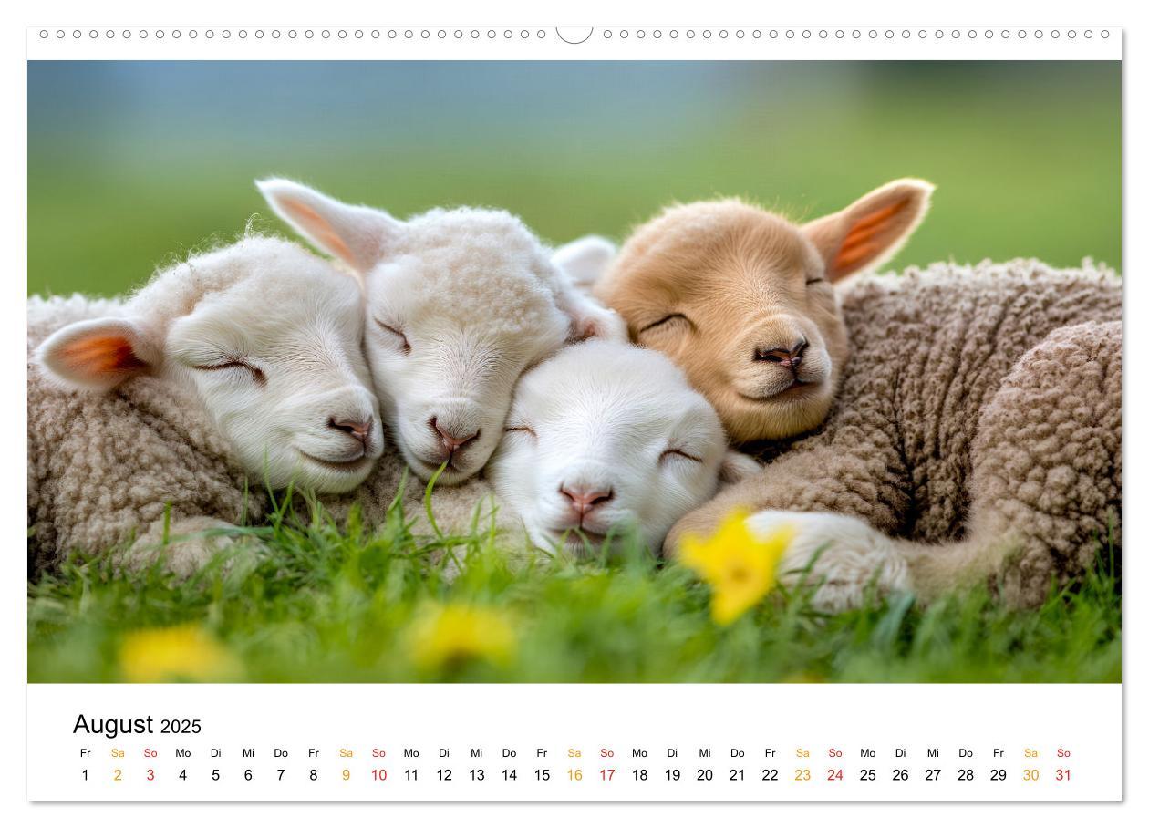 Bild: 9783457233672 | Wenn Tierchen träumen (Wandkalender 2025 DIN A2 quer), CALVENDO...