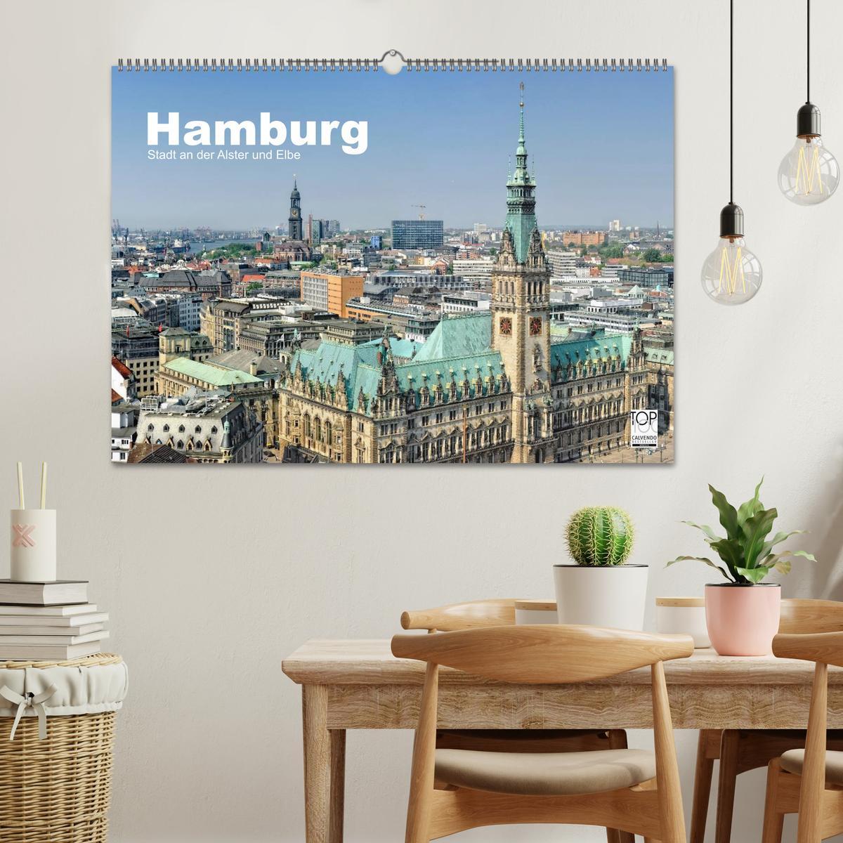 Bild: 9783435508426 | Hamburg Stadt an der Alster und Elbe (Wandkalender 2025 DIN A2...