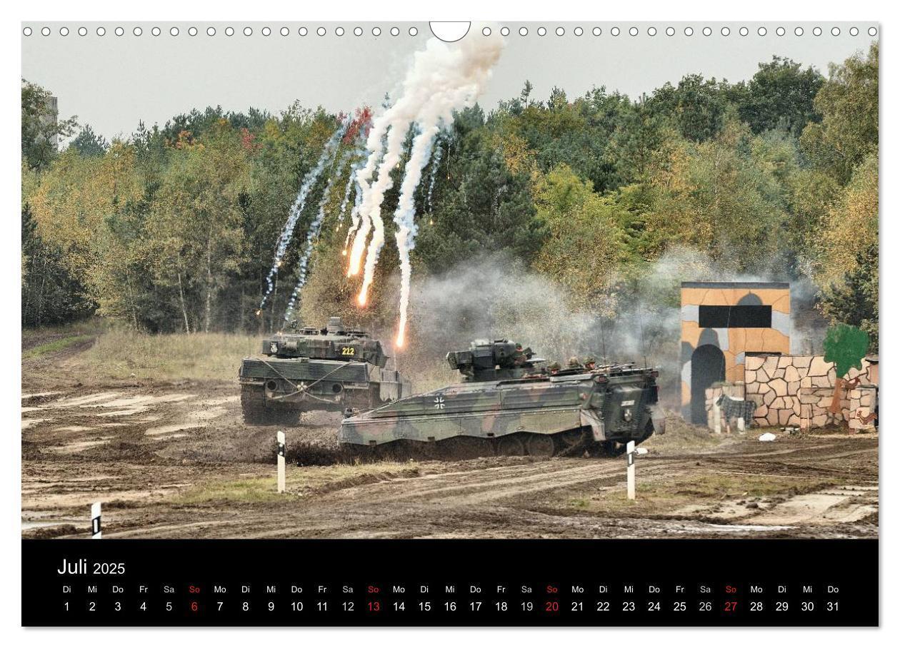 Bild: 9783435835850 | Panzerstahl auf der Heide ¿ Das Heer legt wieder los (Wandkalender...