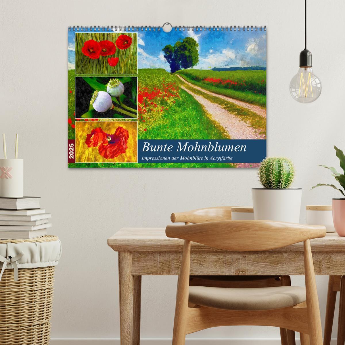 Bild: 9783383983825 | Bunte Mohnblumen - Impressionen der Mohnblüte in Acrylfarbe...