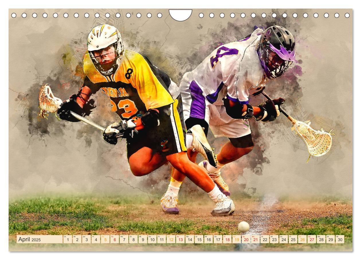 Bild: 9783435402205 | Ich liebe Lacrosse (Wandkalender 2025 DIN A4 quer), CALVENDO...