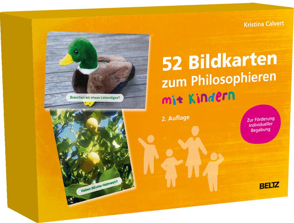 Cover: 4019172200190 | 52 Bildkarten zum Philosophieren mit Kindern | Kristina Calvert | Box