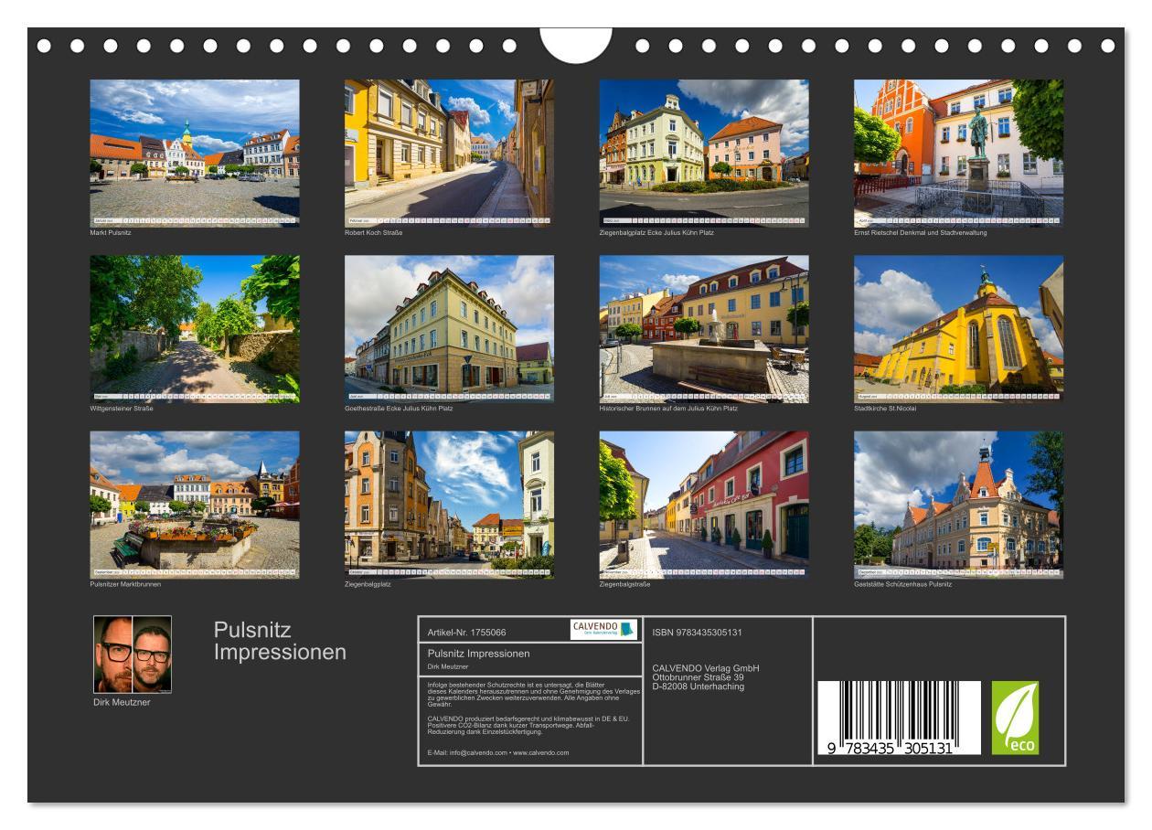 Bild: 9783435305131 | Pulsnitz Impressionen (Wandkalender 2025 DIN A4 quer), CALVENDO...