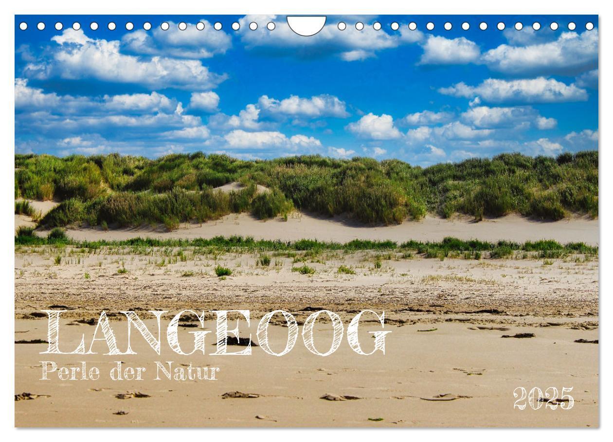 Cover: 9783383922930 | Langeoog - Perle der Natur (Wandkalender 2025 DIN A4 quer),...