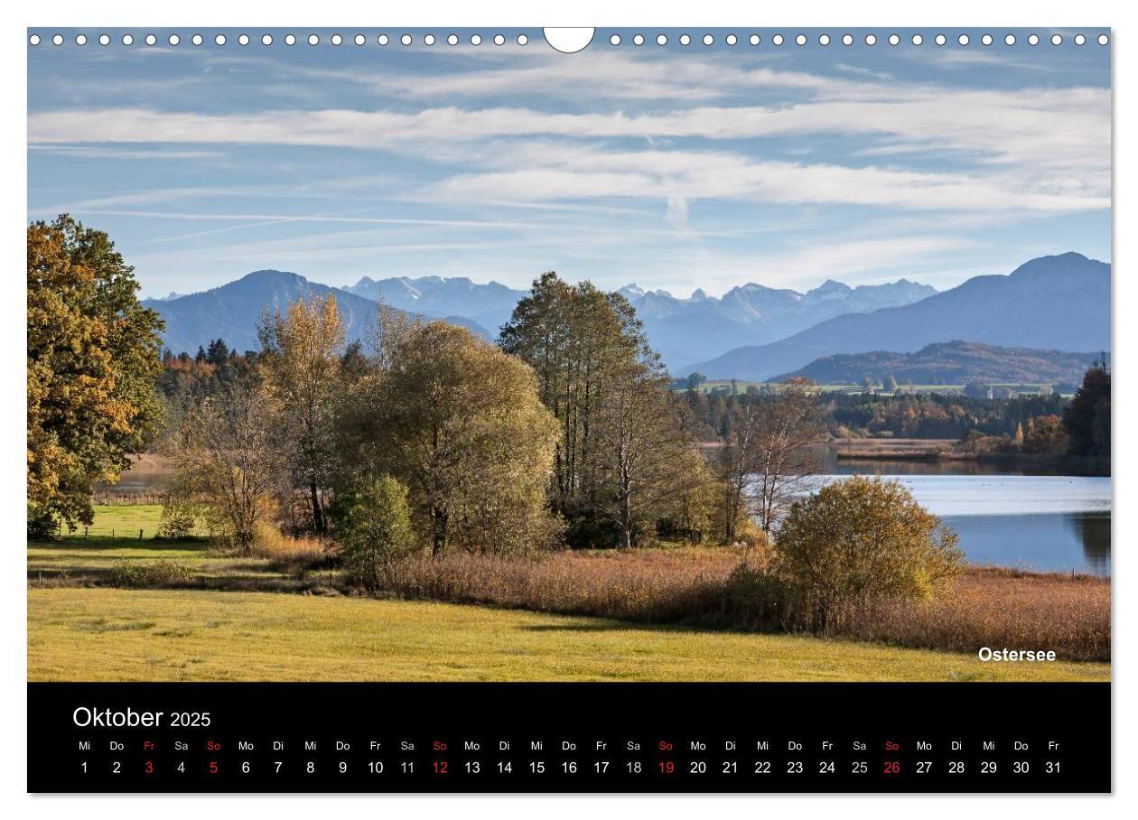 Bild: 9783435719662 | Oberbayerische Seen (Wandkalender 2025 DIN A3 quer), CALVENDO...