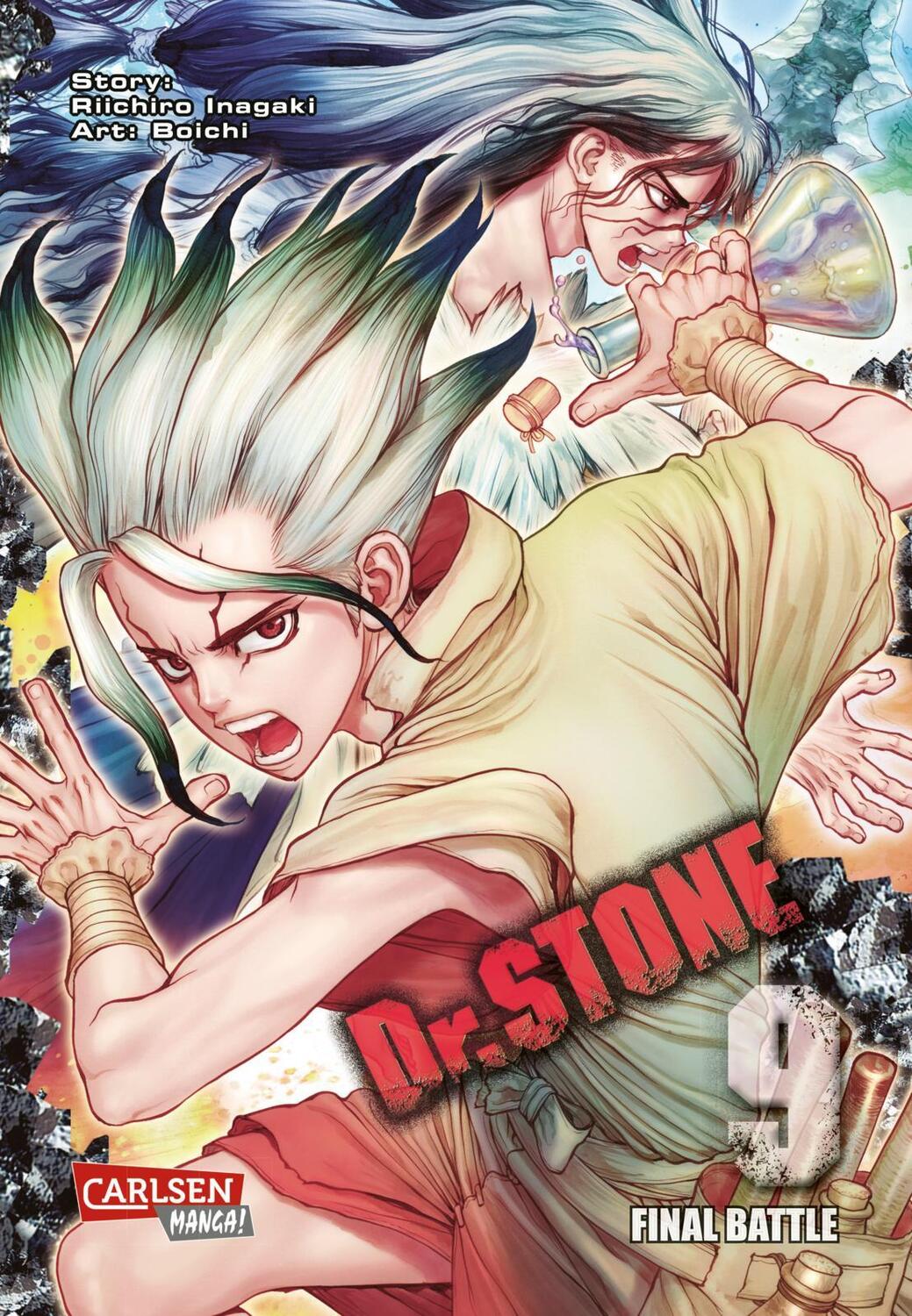 Cover: 9783551736093 | Dr. Stone 9 | Verrückte Abenteuer, Action und Wissenschaft! | Buch