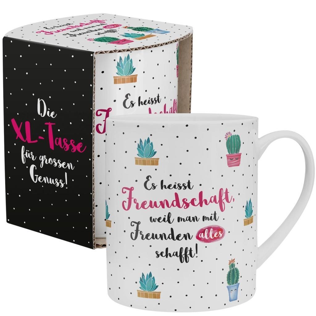 Cover: 4036018462154 | Die Geschenkewelt XL-Tasse 46215 "Es heisst Freundschaft, weil man...