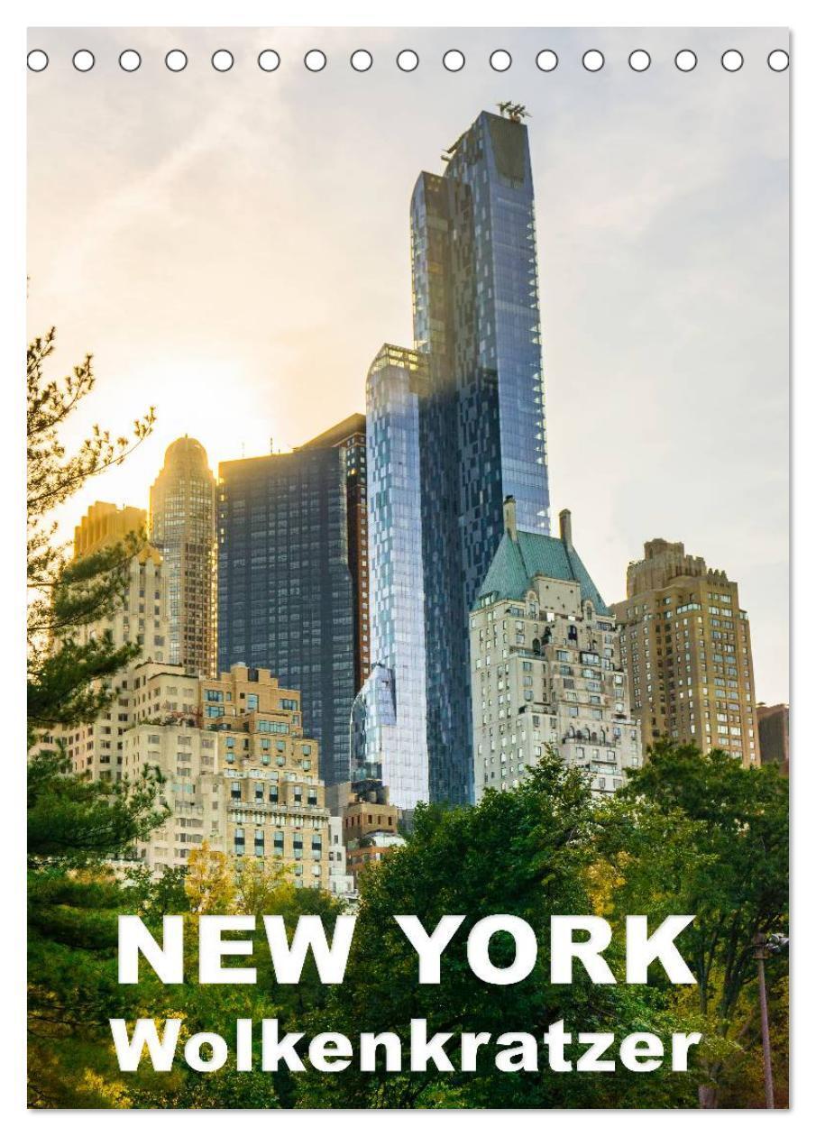 Cover: 9783457009390 | New York Wolkenkratzer (Tischkalender 2025 DIN A5 hoch), CALVENDO...