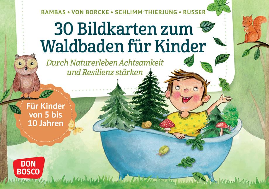 Cover: 4260694923184 | 30 Bildkarten zum Waldbaden für Kinder | Carola Bambas (u. a.) | Box