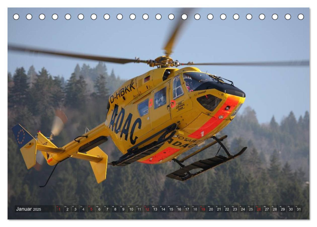 Bild: 9783435633708 | Helikopter in der Luft (Tischkalender 2025 DIN A5 quer), CALVENDO...