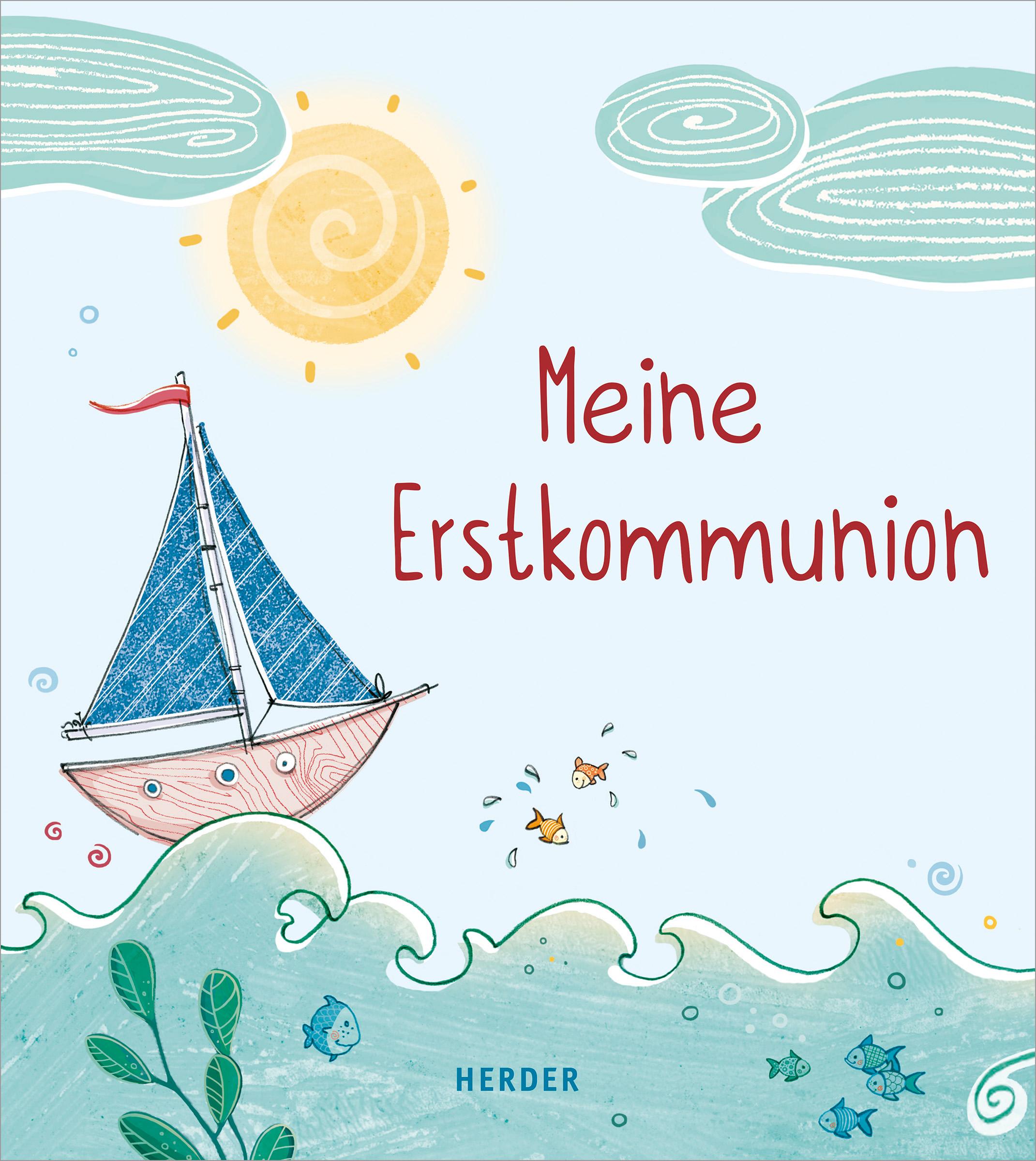 Cover: 9783451714788 | Meine Erstkommunion Erinnerungsalbum Schiff | Angela Glökler | Buch