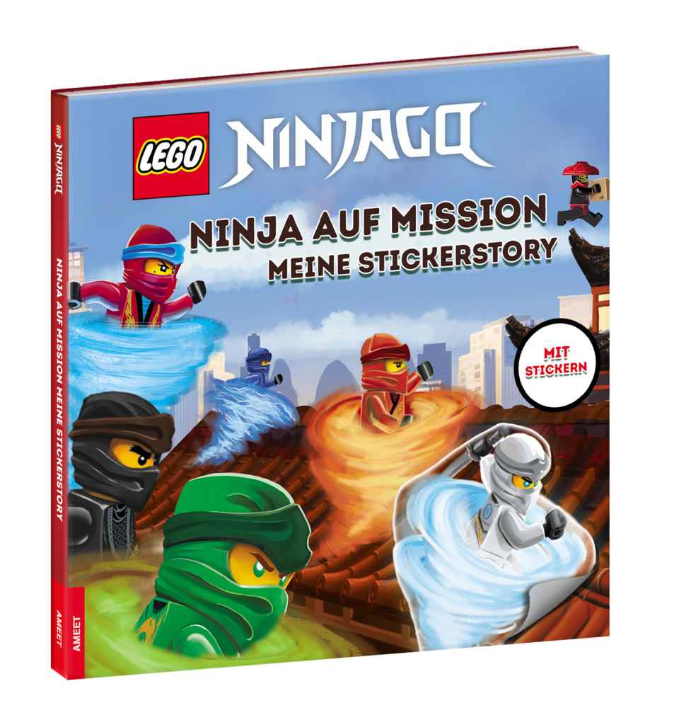 Cover: 9783960807261 | LEGO® NINJAGO® - Ninja auf Mission - Meine Stickerstory | Buch | 48 S.